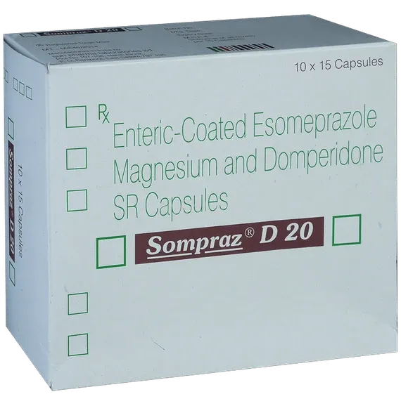 sompraz d 20mg capsule 15's